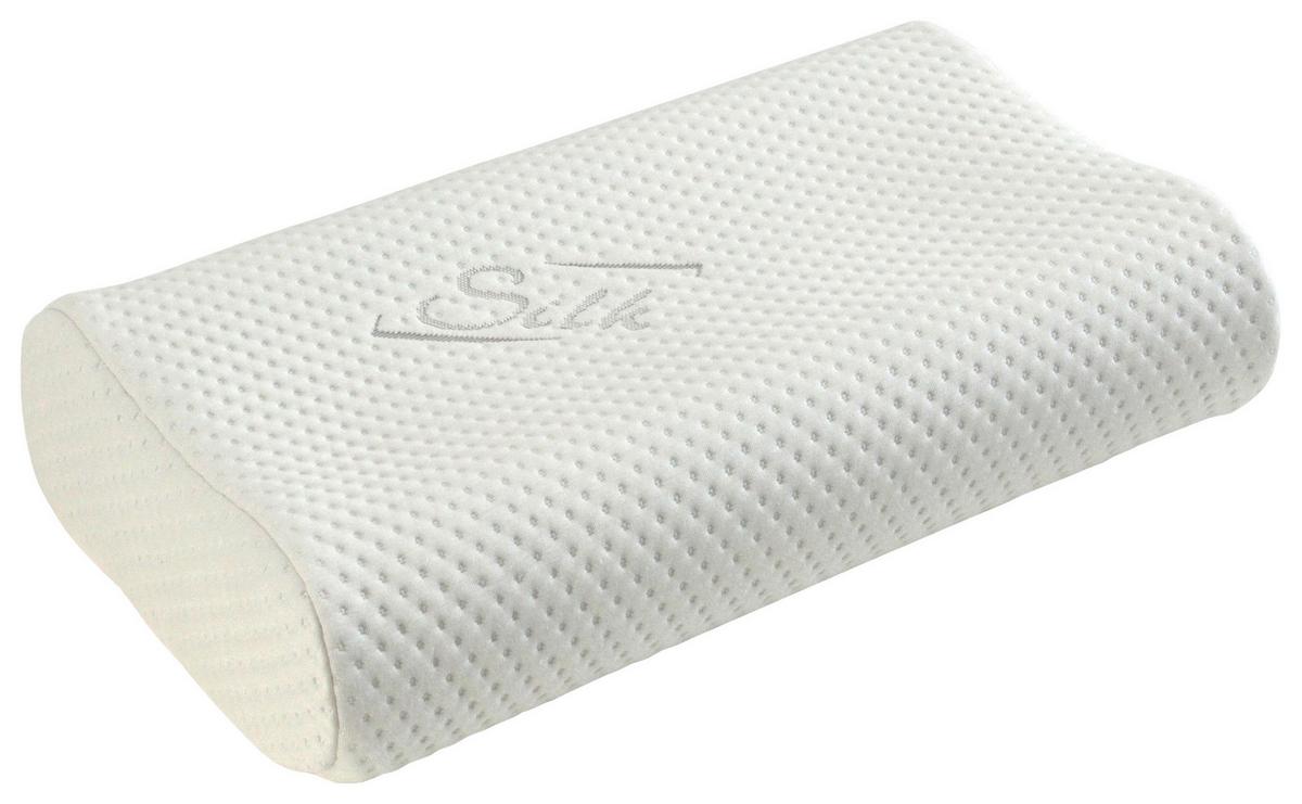 Vzglavnik Za Vrat Revitalux Ergo - modra/bela, tekstil (53/333/13cm) - Hespo