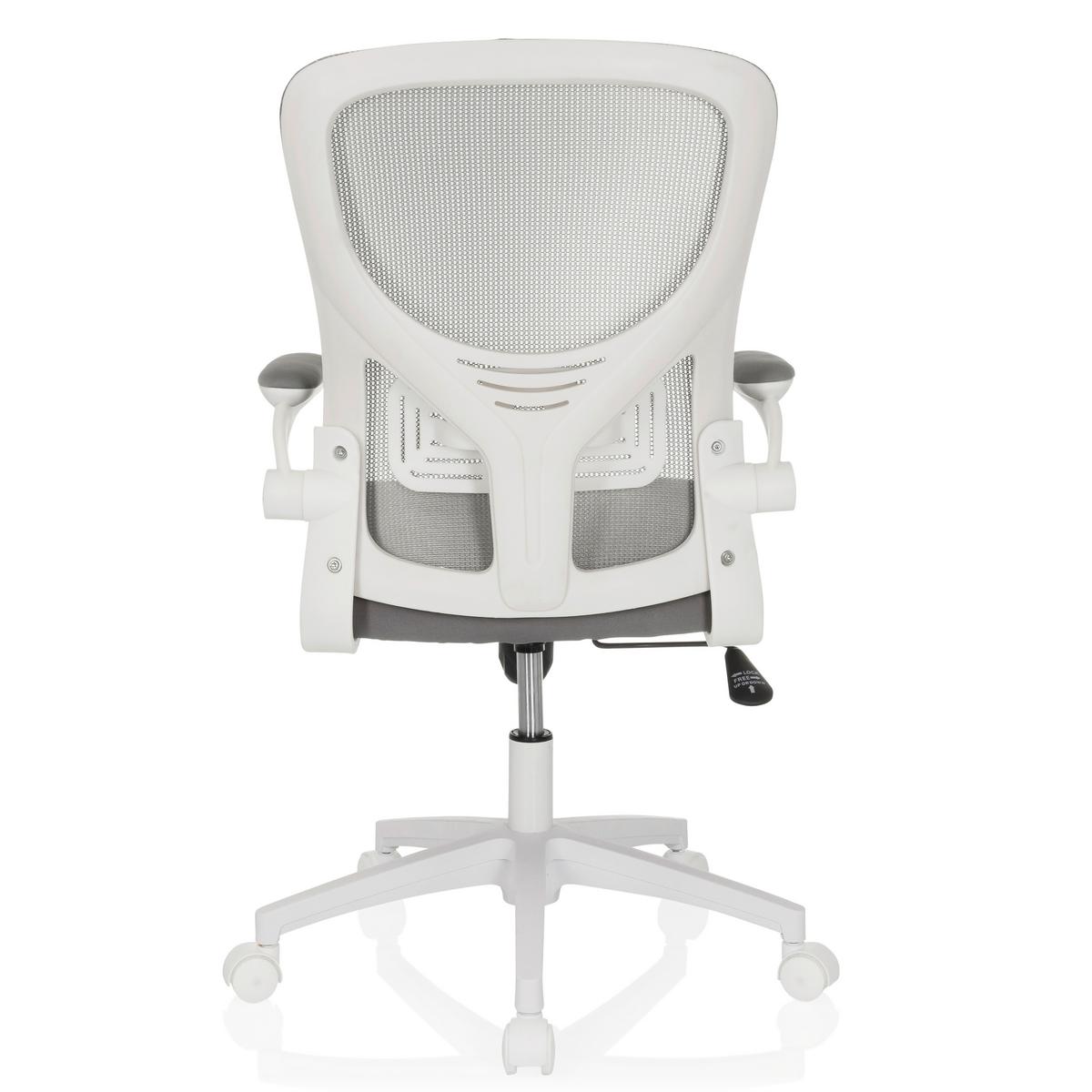 Drehstuhl Belio W Grau/Weiß - Grauweiß/Weiß, MODERN, Kunststoff/Textil (60/95-105/54cm) - MID.YOU