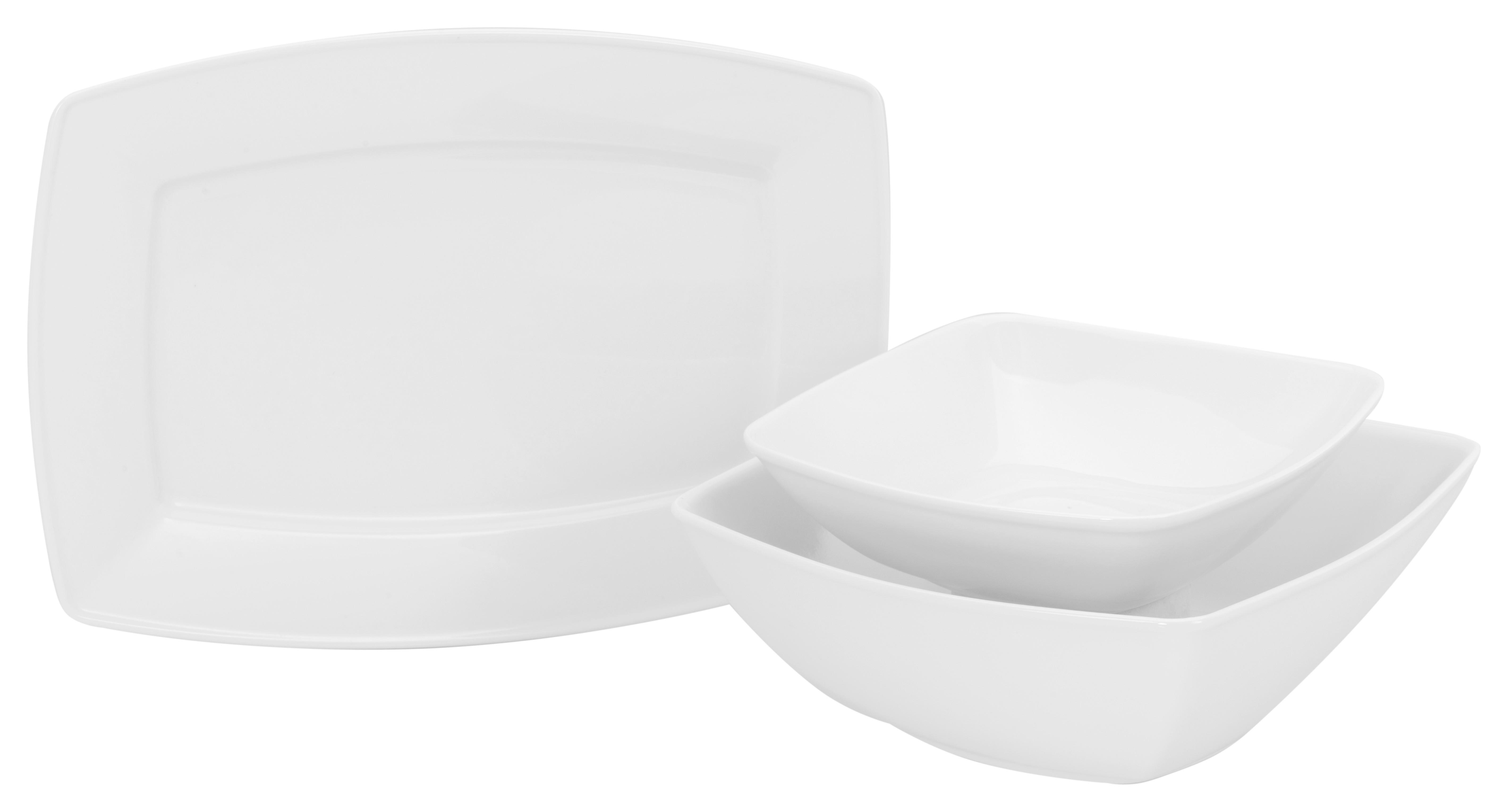 Set Skodelic Victoria, 3-Delni - bela, Basics, keramika - Creatable