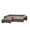 HÖRNSOFFA ALVITO - brun/korall, Design, trä/textil (202/298cm) - P & B
