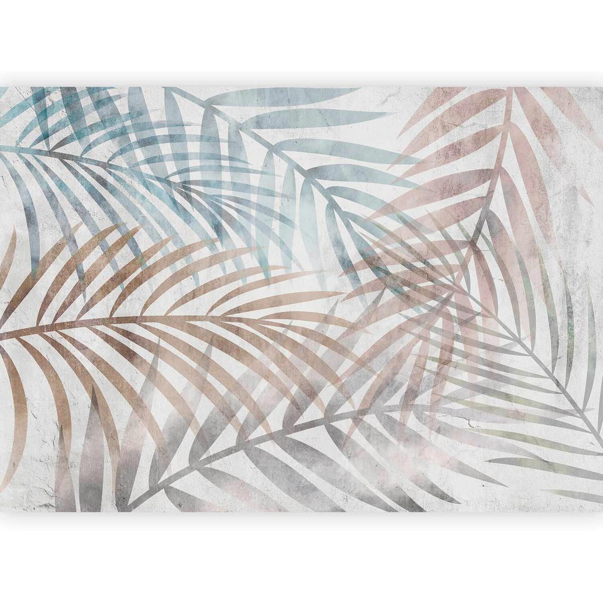 Fototapeta Sunny Composition, 400x280cm - pastelno modra/bež, Trendi, tekstil (400/280cm) - artgeist