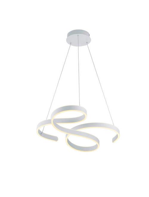 LED-Hängeleuchte Francis in Weiß matt max. 52 Watt - Design (72/150cm) - Trio Leuchten
