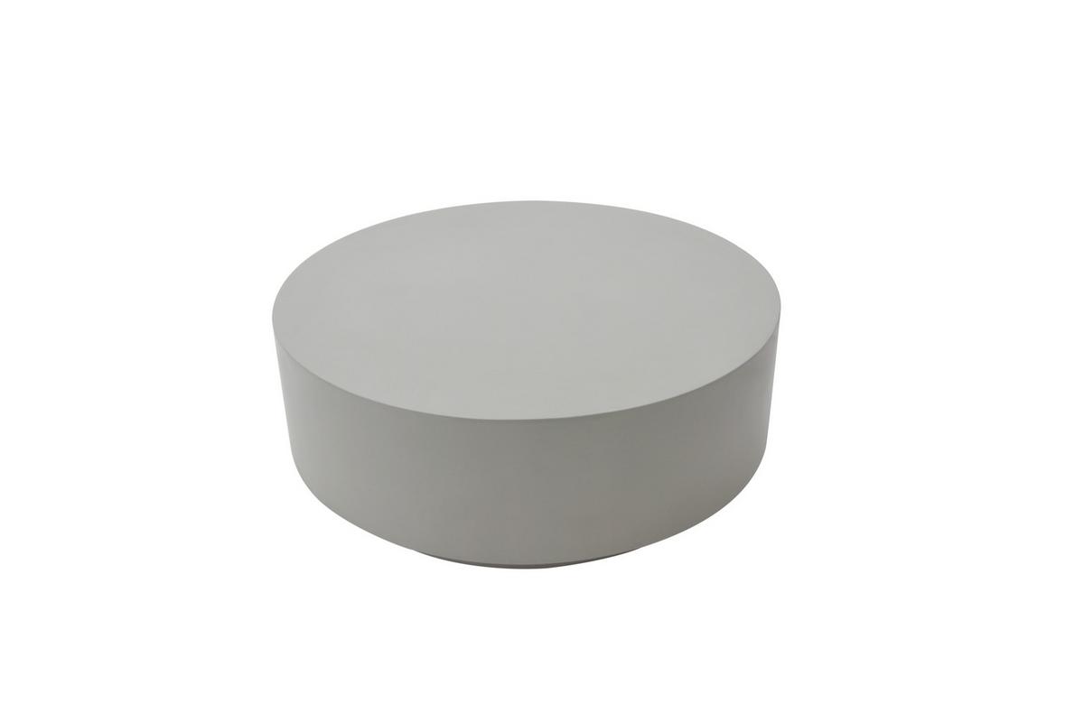 Loungetisch Rome Faserbeton Grau - Grau, MODERN, Stein (102/102/36cm) - Gardenson