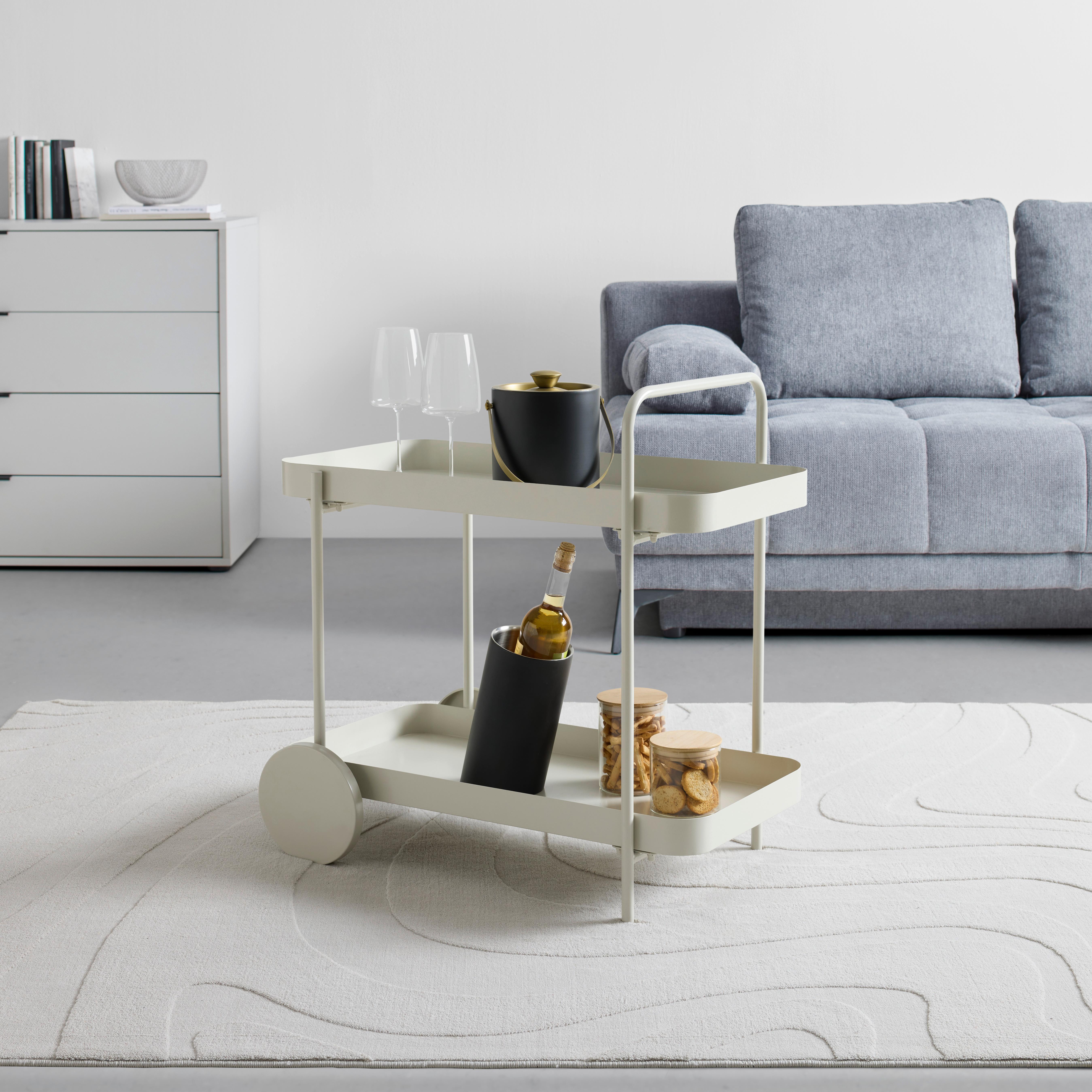 SERVERINGSVAGN DESINO -EXKLUSIV- - kashmir, Modern, metall (70/70/43cm) - Mömax