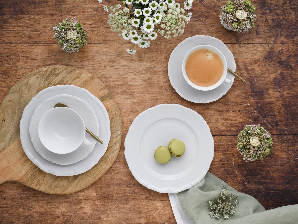 Kavni Servis Maria Theresia, 18-Delni - bela, Basics, keramika - Creatable