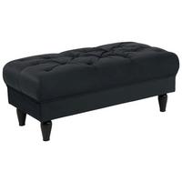 Tabure Cupido, Antracit - črna/antracit, Design, tekstil/les (110/44/56cm) - MID.YOU