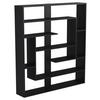 REGAL POSEIDON STANDREGAL - Schwarz, Design, Holzwerkstoff (114/132/22cm) - Livetastic