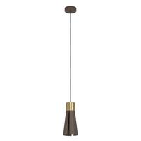 Hängeleuchte 98838* Losalomas - Messingfarben/Mokka, Design, Metall (13.5/110cm) - Eglo