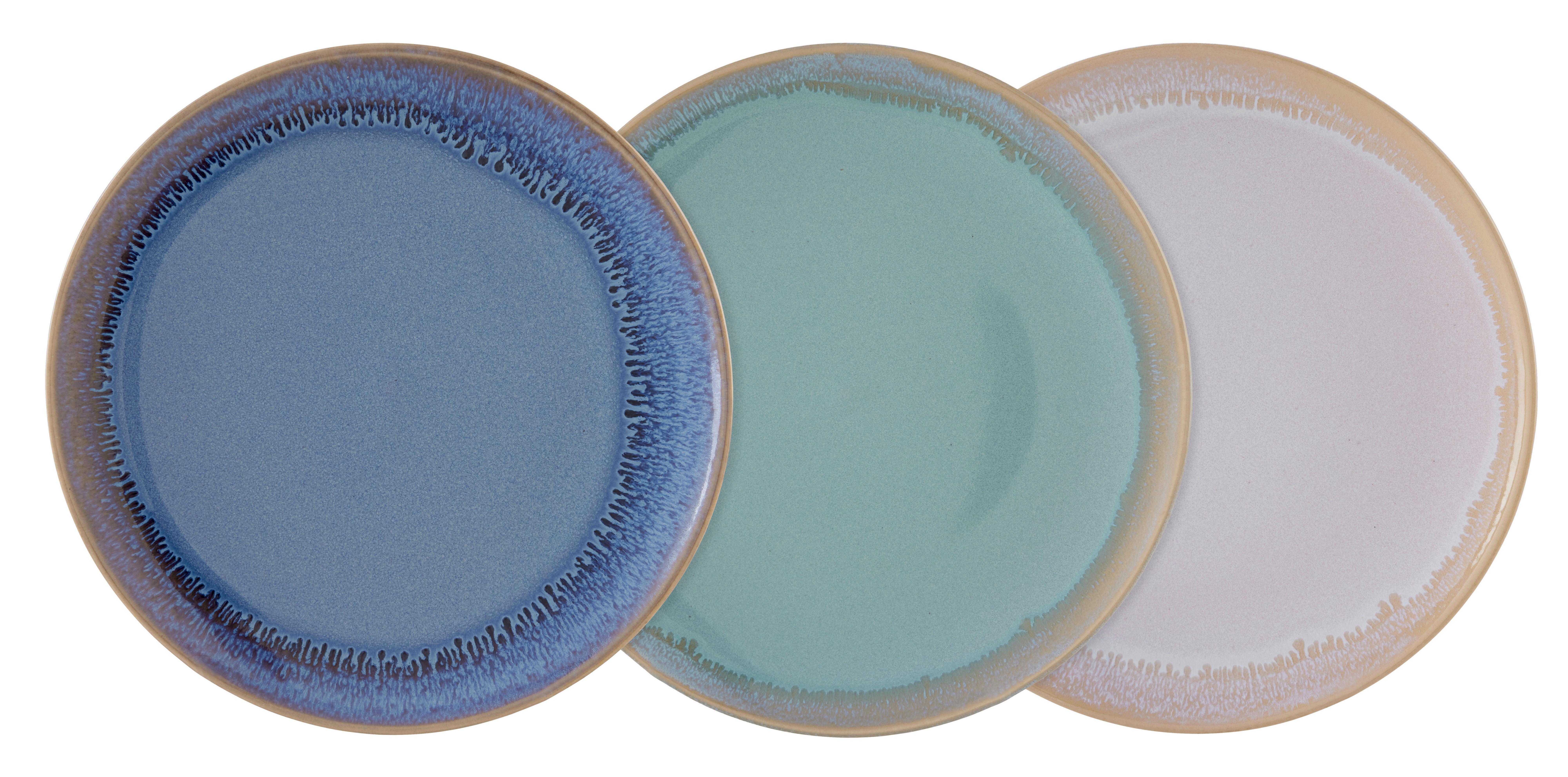 Frühstücksteller Frank diverse Farben - Türkis/Blau, MODERN, Keramik (20cm)