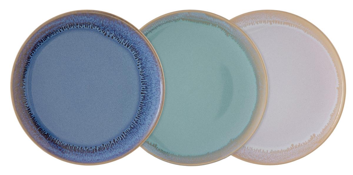 Frühstücksteller Frank diverse Farben - Türkis/Blau, MODERN, Keramik (20cm)