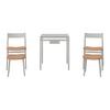 BALKONGMÖBLER SET MONI - beige/naturfärgad, Modern, metall/plast - Mömax