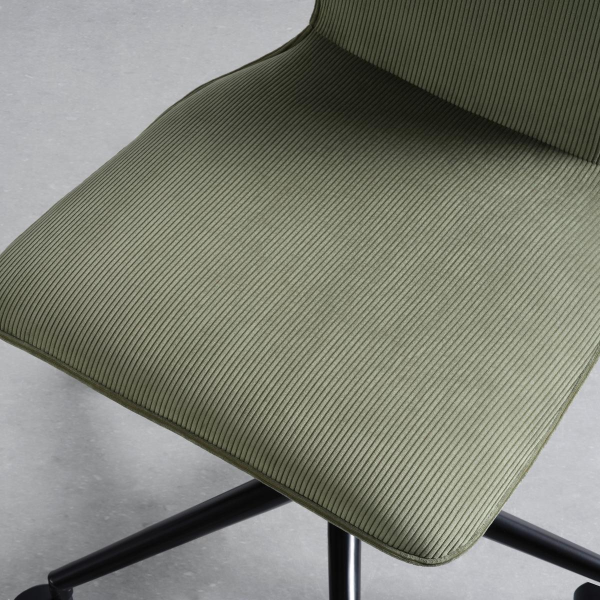 Drehstuhl Luigi Grün/Schwarz - Schwarz/Grau, Modern, Kunststoff/Textil (49/84-94/54cm) - Mömax