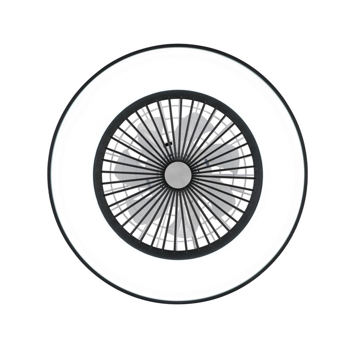 Stropna Led-svetilka Mitzi - črna/bela, Moderno, umetna masa (57/19cm) - Mömax