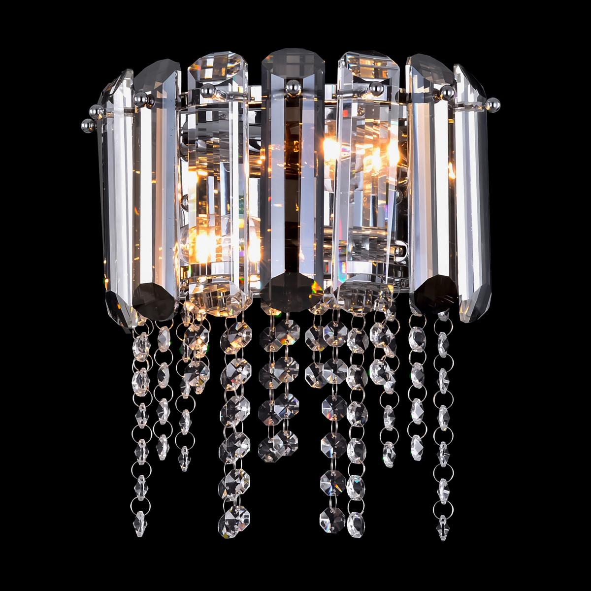 WANDLEUCHTE HAIL - Chromfarben, Trend, Metall (26/23,5/12,5cm) - MAYTONI