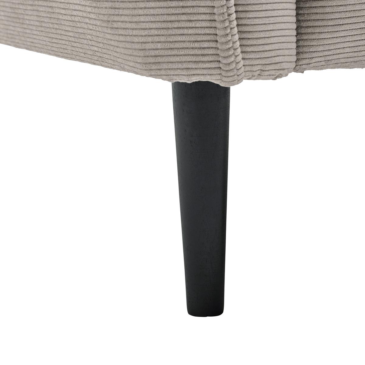 2-Sitzer-Sofa Custom Dunkelgrün - Taupe/Dunkelgrün, MODERN, Holz/Textil (150/85/92cm) - Mömax