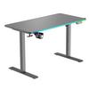 GAMINGTAFEL JACK - Zwart, Modern, Houtcomposiet/Kunststof (120/70-115/60cm) - Mömax