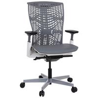 Pisarniški Stol Skope Tpe, Siva - siva/črna, Moderno, umetna masa (72/112/58cm) - MID.YOU