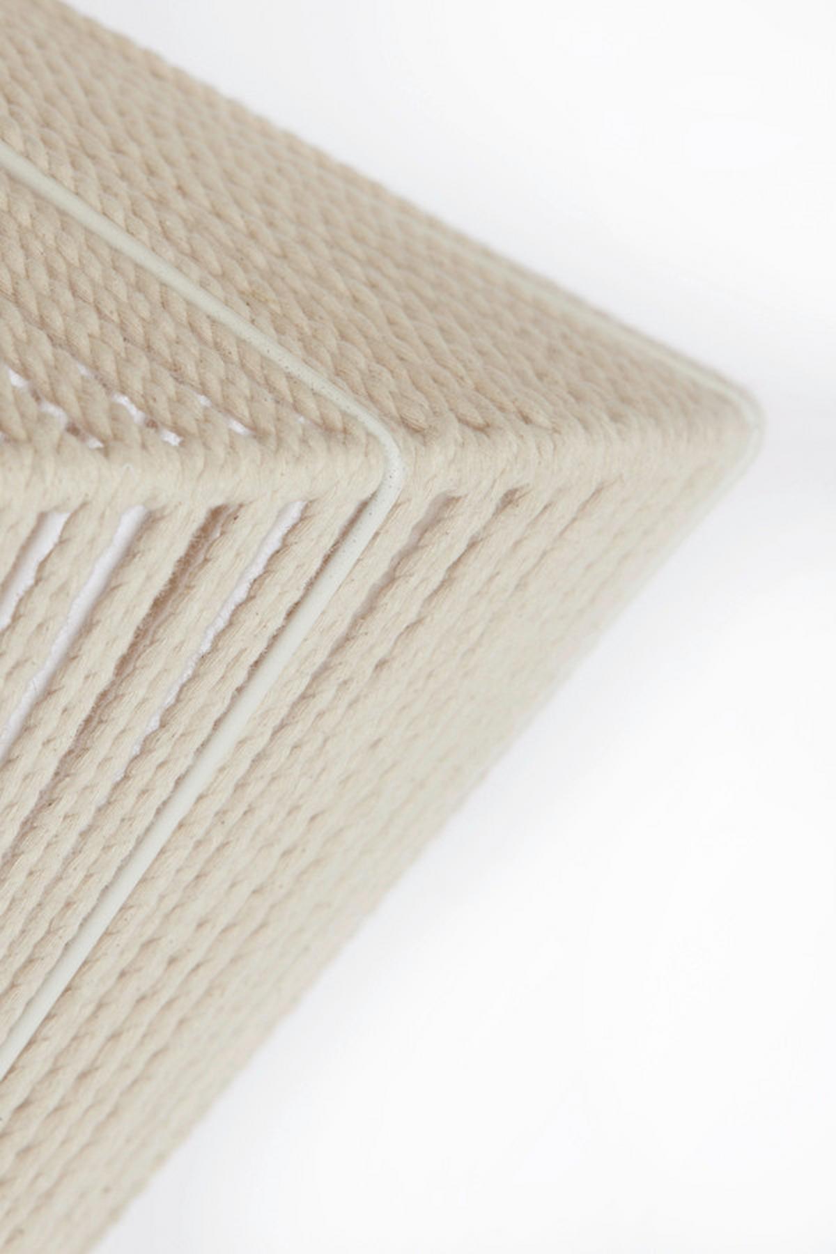 LAMPA WISZĄCA 2973284 FELIDA - kremowy, Basics, metal/tkanina (42/32/32cm) - Light & Living