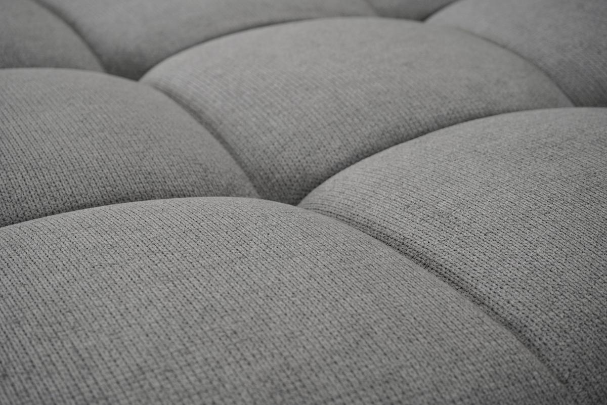 Sarokkanapé Erice - sötétszürke, Design, textil (198/312cm) - Livetastic