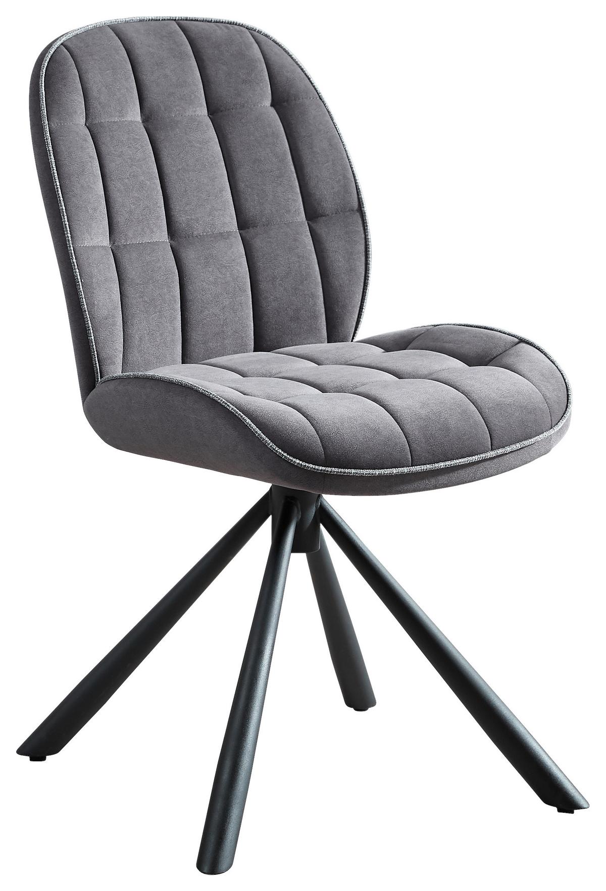 KRZESŁO SOLO - czarny/ciemnoszary, Konventionell, metal/drewno (47,5/62/85,5cm) - Livetastic
