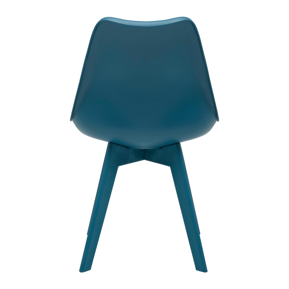 KRZESŁO MIA - petrol, Modern, tworzywo sztuczne/tkanina (50/84/54cm) - Bessagi Home