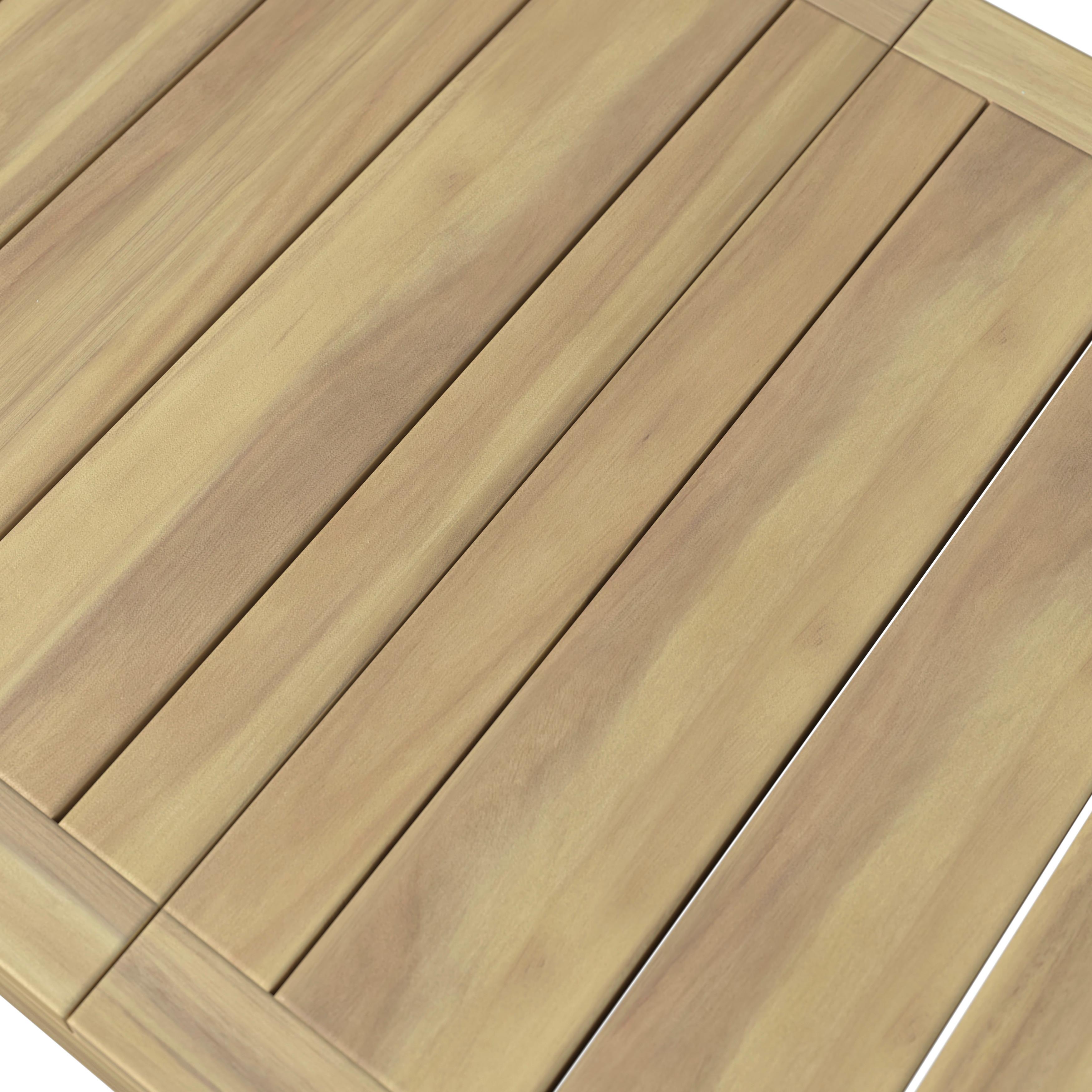 BALKONGMÖBLER SET SANA - akaciefärgad, Natur, trä (60-120/60/73,3cm) - Mömax