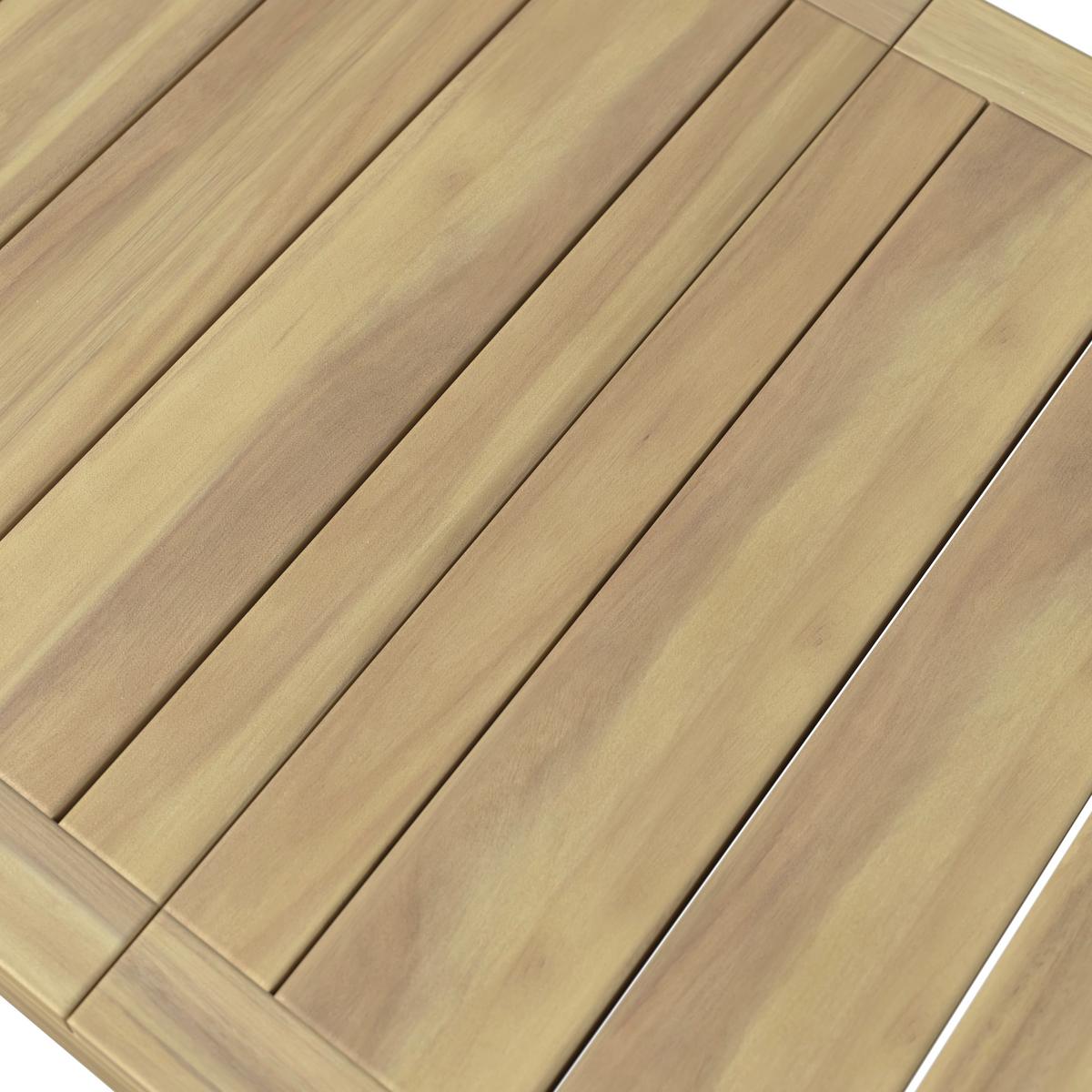 Balkonset Sana Akaziefarben 3-teilig - Akaziefarben, Natur, Holz (60-120/60/73,3cm) - Mömax