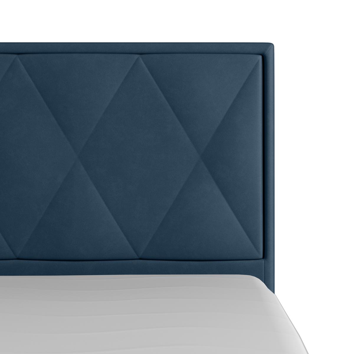 Boxspringbett Porto ca. 180x200 cm Blau - Blau, MODERN, Holz/Kunststoff (180/200cm) - MID.YOU