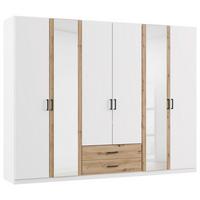 DULAP USI ROTATIVE DESPINA - alb/stejar Artisan, Konventionell, material pe bază de lemn (271/210/54cm)