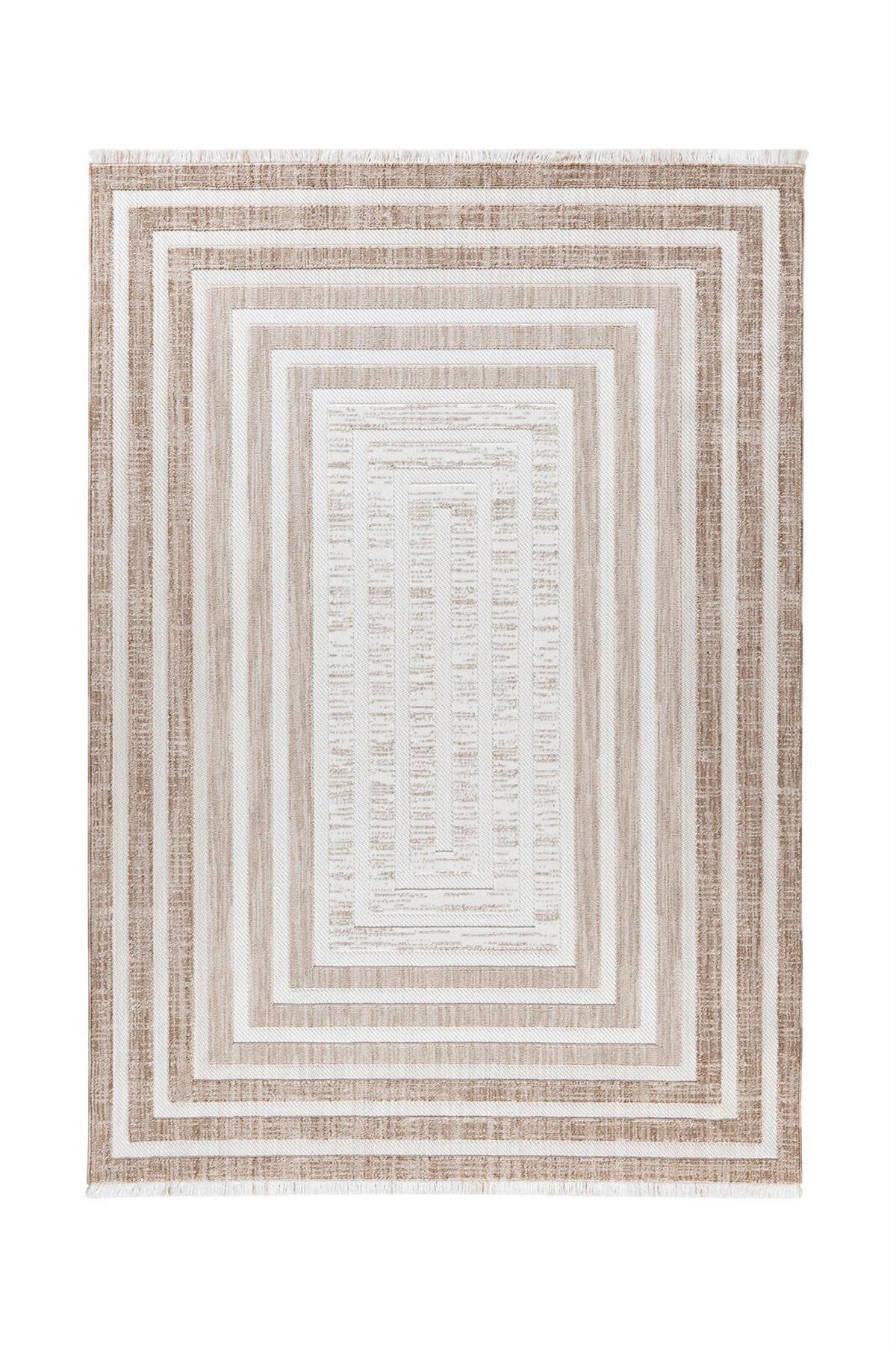 TEPPICH SARAI 125 BRAUN / BEIGE - Beige/Braun, Basics, Textil (80/150cm) - Kayoom