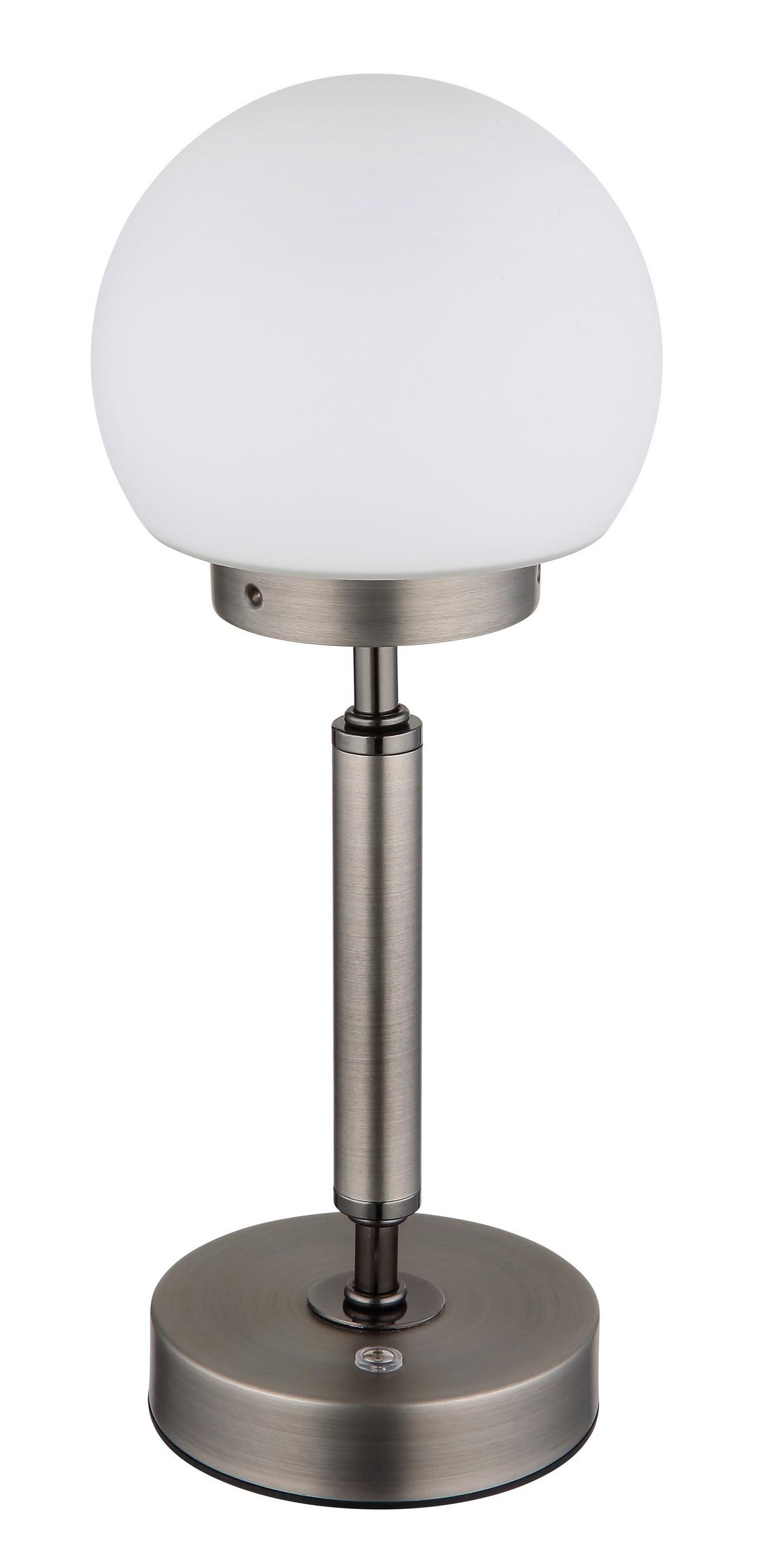 Led Stolna Svjetiljka Haku - crna/antracit, Basics, staklo/metal (11,5/28,5cm) - Globo