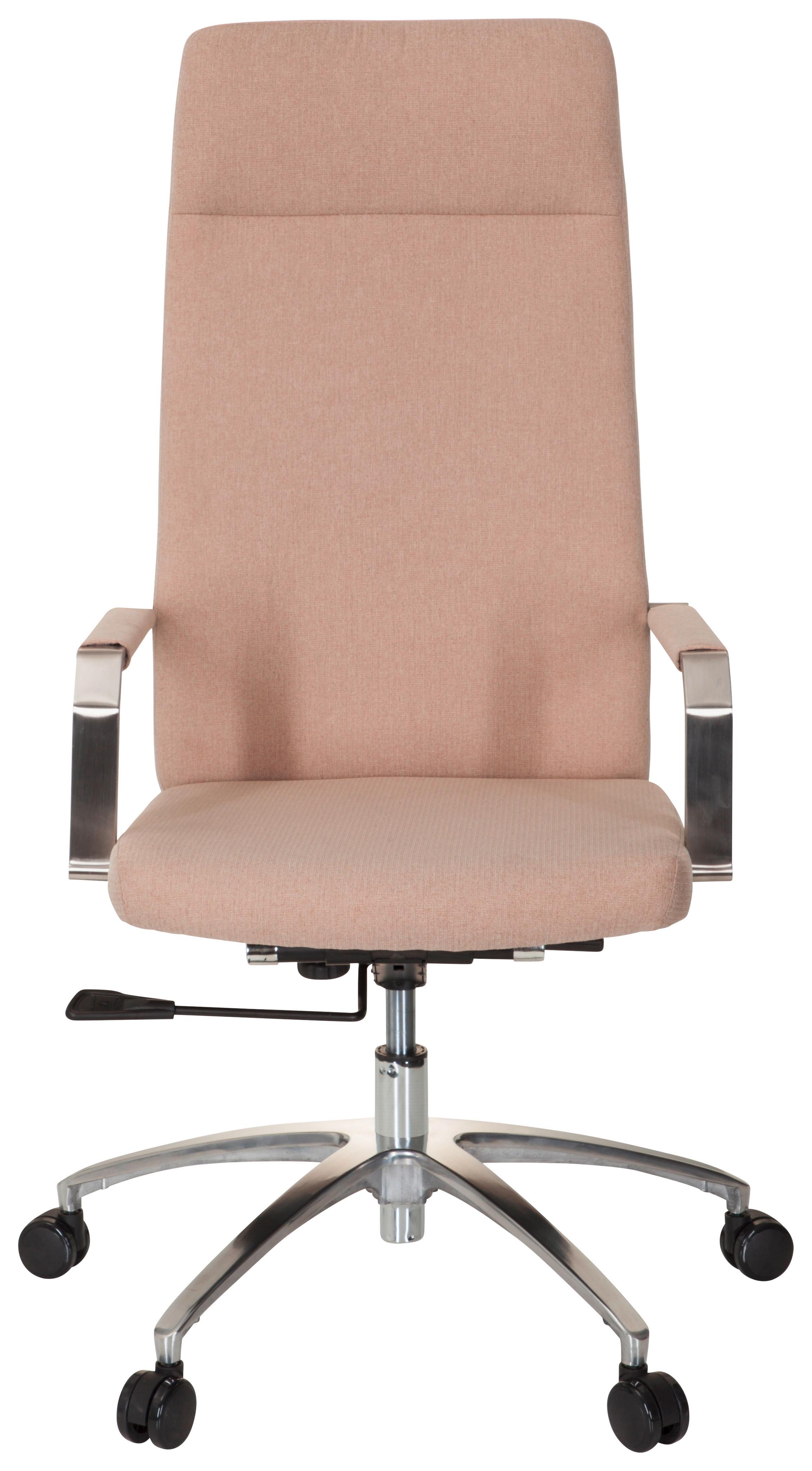 Vrtljivi Stol Saranto Plus I, Bež - barve aluminija/bež, Moderno, kovina/umetna masa (56/131/67cm) - MID.YOU
