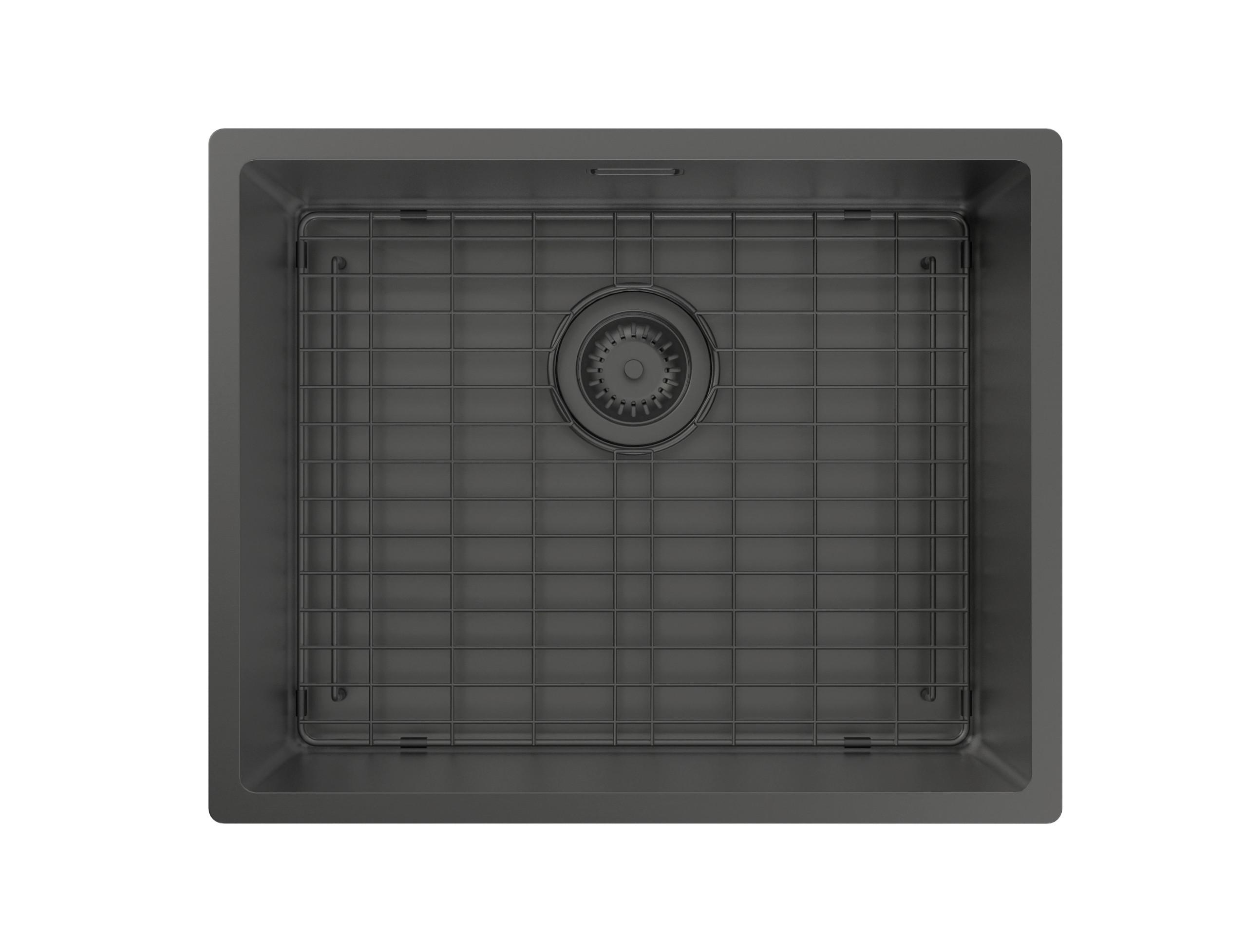 Spüle Aria Graphitfarben - Graphitfarben, Design, Metall (54/44cm) - Schütte