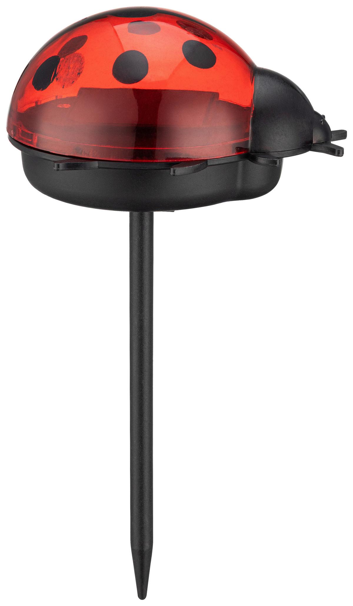 Solarleuchte Mario diverse Motive - Rot/Orange, ROMANTIK / LANDHAUS, Kunststoff - Mömax