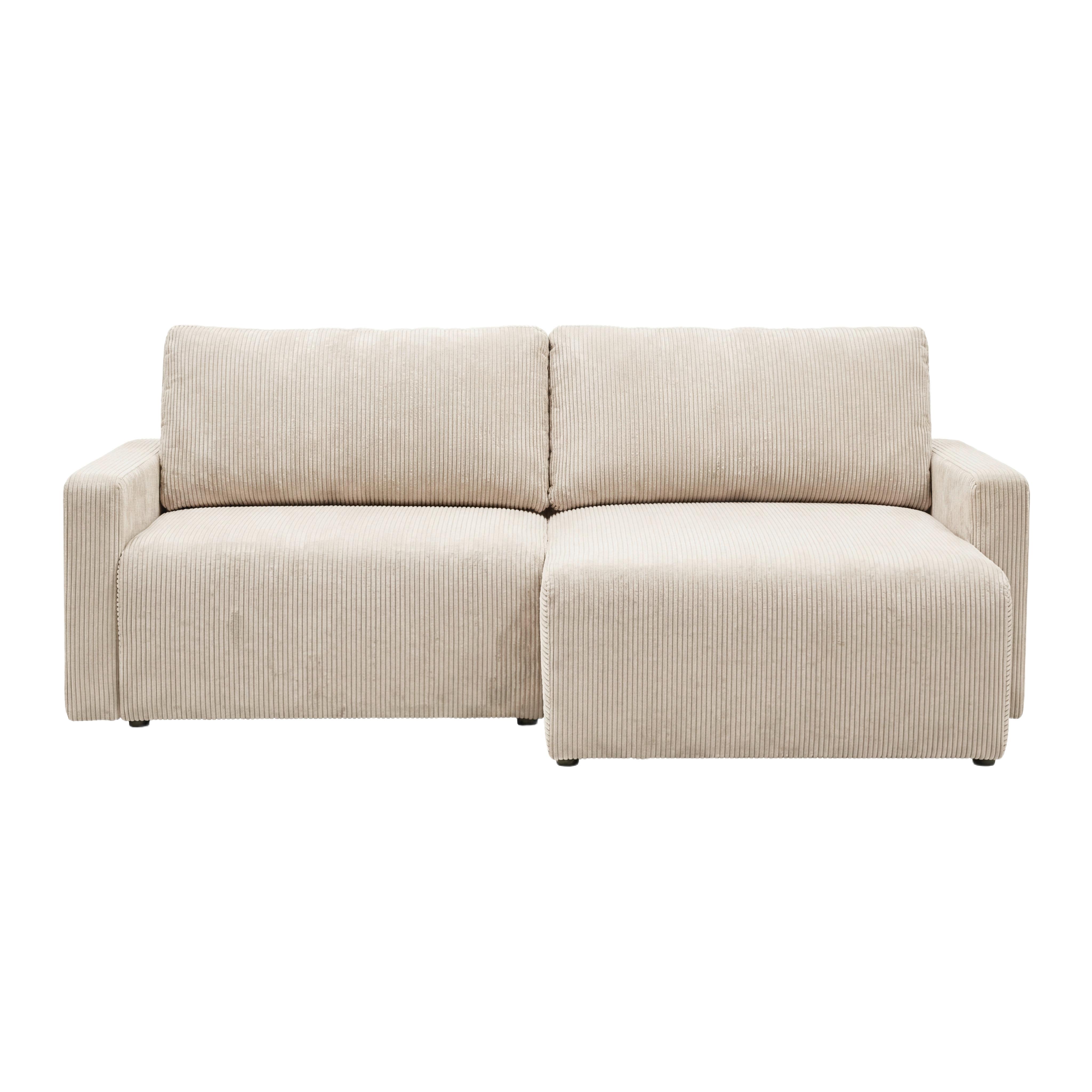 Coltar DAVE -BEST PRICE - crem, Modern, textil (227/146cm) - Best Price