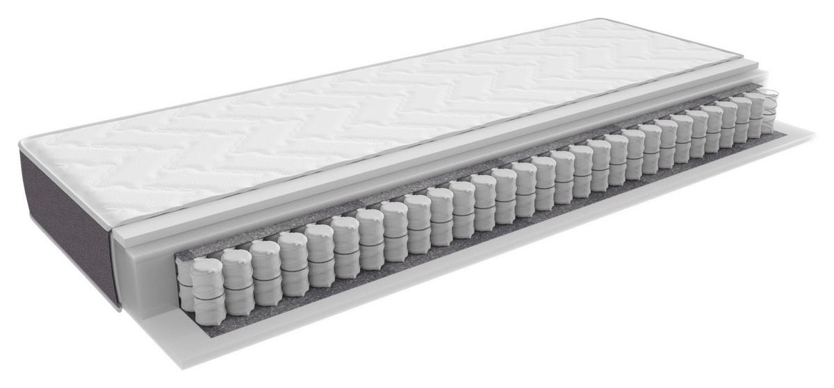 Madrac Living Memo Pocket Lux - bijela/crna, Lifestyle, tekstil (140/200cm) - Nadana