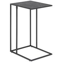 Masă auxiliară INFINITY - negru, Design, metal/material pe bază de lemn (43/35/63cm) - Modern Living
