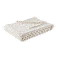 Puha Takaró Chevron 130/170 - bézs/fehér, Modern, textil (130/170cm) - Modern Living