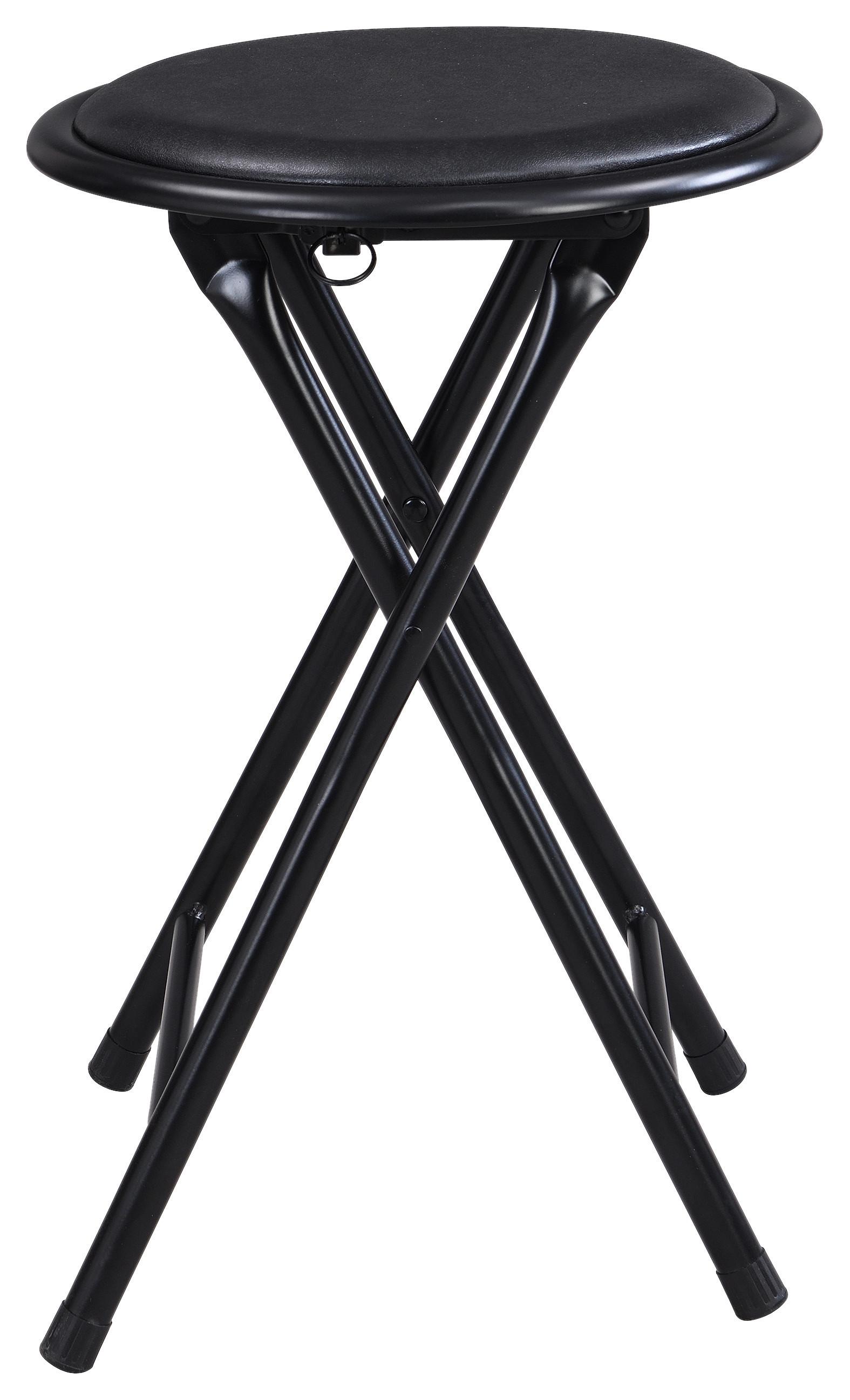 Sklopiva Stolica Raki Ii - crna, Konvencionalno, metal/tekstil (30/45/30cm) - Modern Living