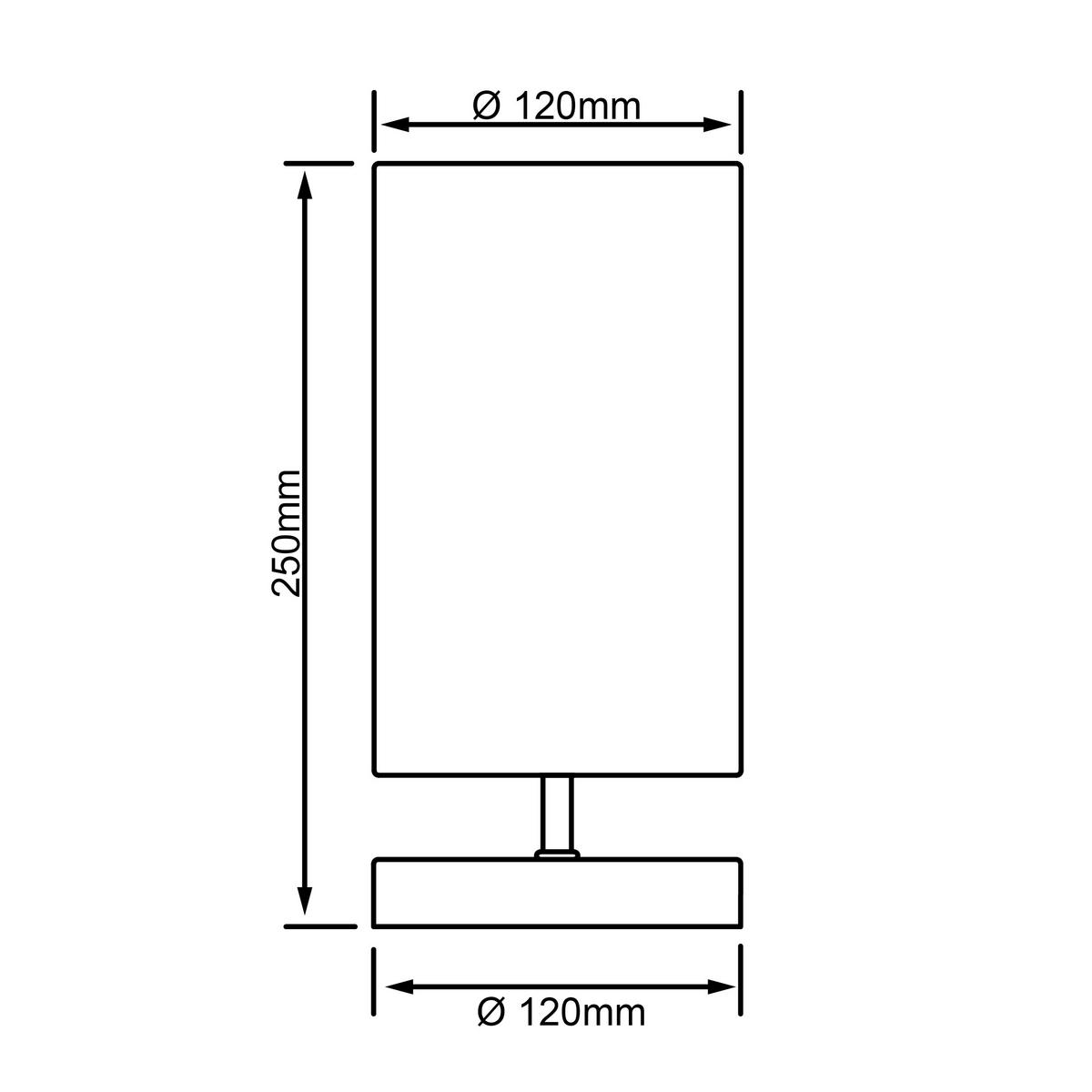 Tischleuchte Clarie Silberfarben max. 40 Watt - Silberfarben/Weiß, KONVENTIONELL, Textil/Metall (12/25,5cm) - Brilliant