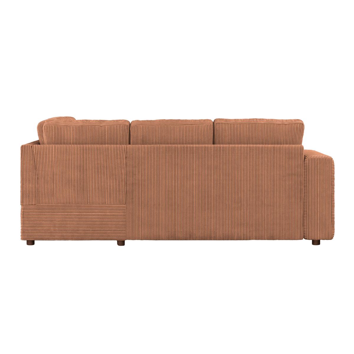 Kutna Garnitura Toulouse - crna/terakota, Trend, drvni materijal/drvo (224/206cm)