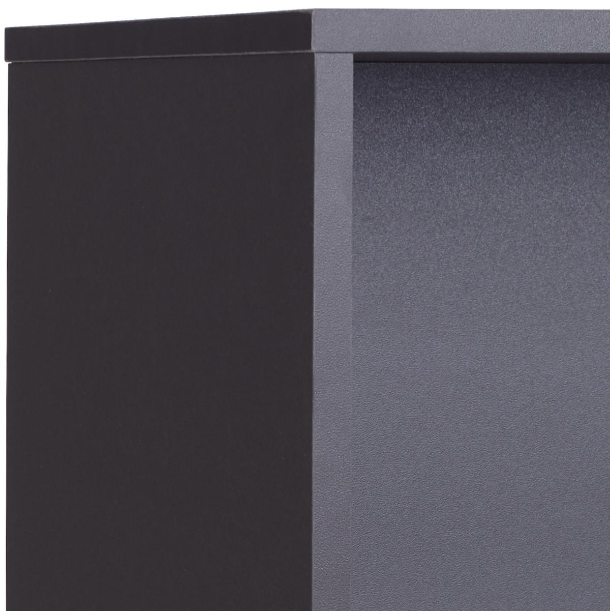 Regal Box - boje grafita, Moderno, drvni materijal (46/46/25cm) - Modern Living