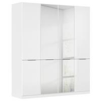 Ormar Za Odjeću Max - bijela/siva, Konvencionalno, drvni materijal/plastika (181/210/54cm) - Modern Living