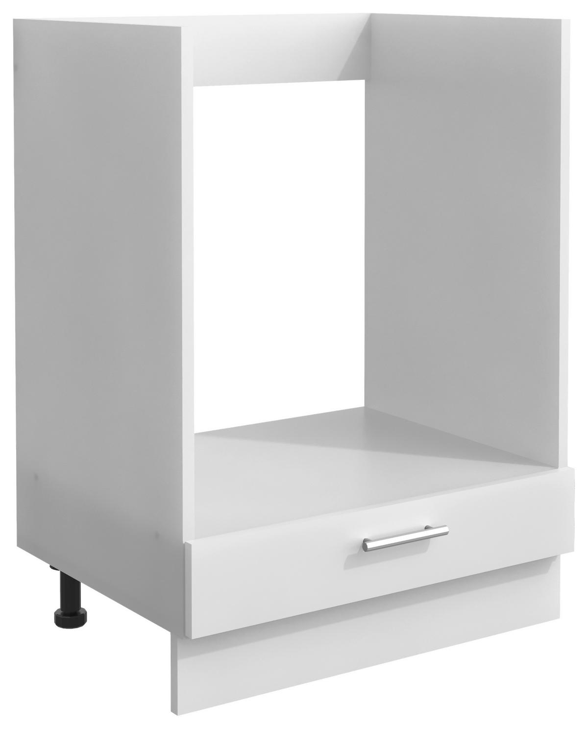 Omara Za Vgradnjo Štedilnika Esilo, Bela - bela/barve aluminija, Design, kovina/leseni material (60/82/46cm) - MID.YOU