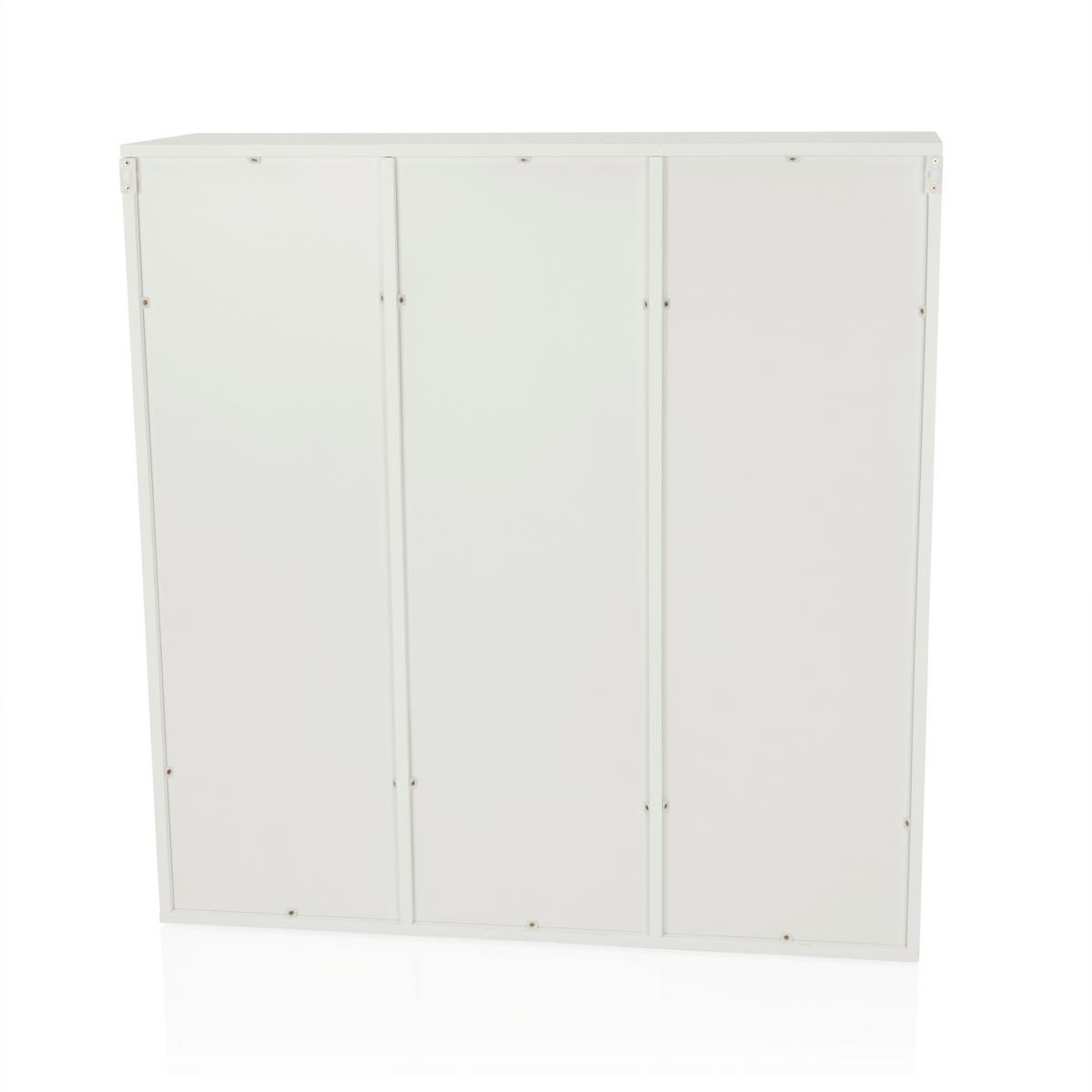 Regal Bjorke, Bela - bela, Moderno, leseni material (97,5/100/30cm) - MID.YOU