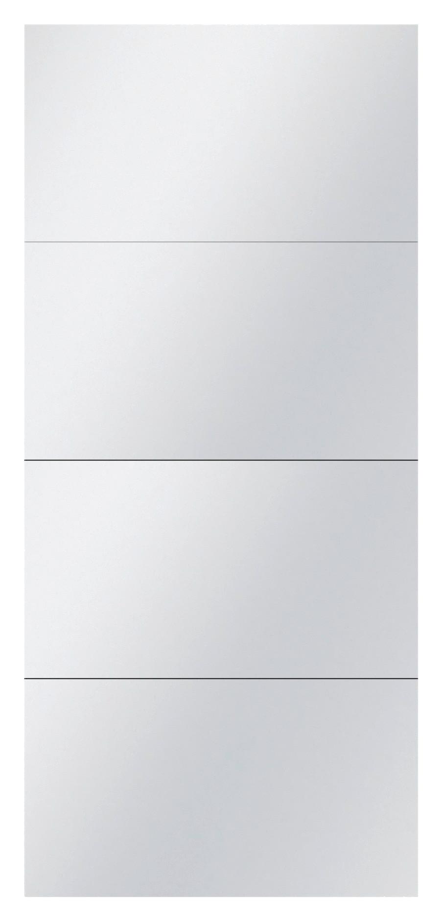 Panel Fronte Kliznih Vrata Unit, Normalna Visina, Š: 90cm - Moderno, staklo/drvni materijal - Based