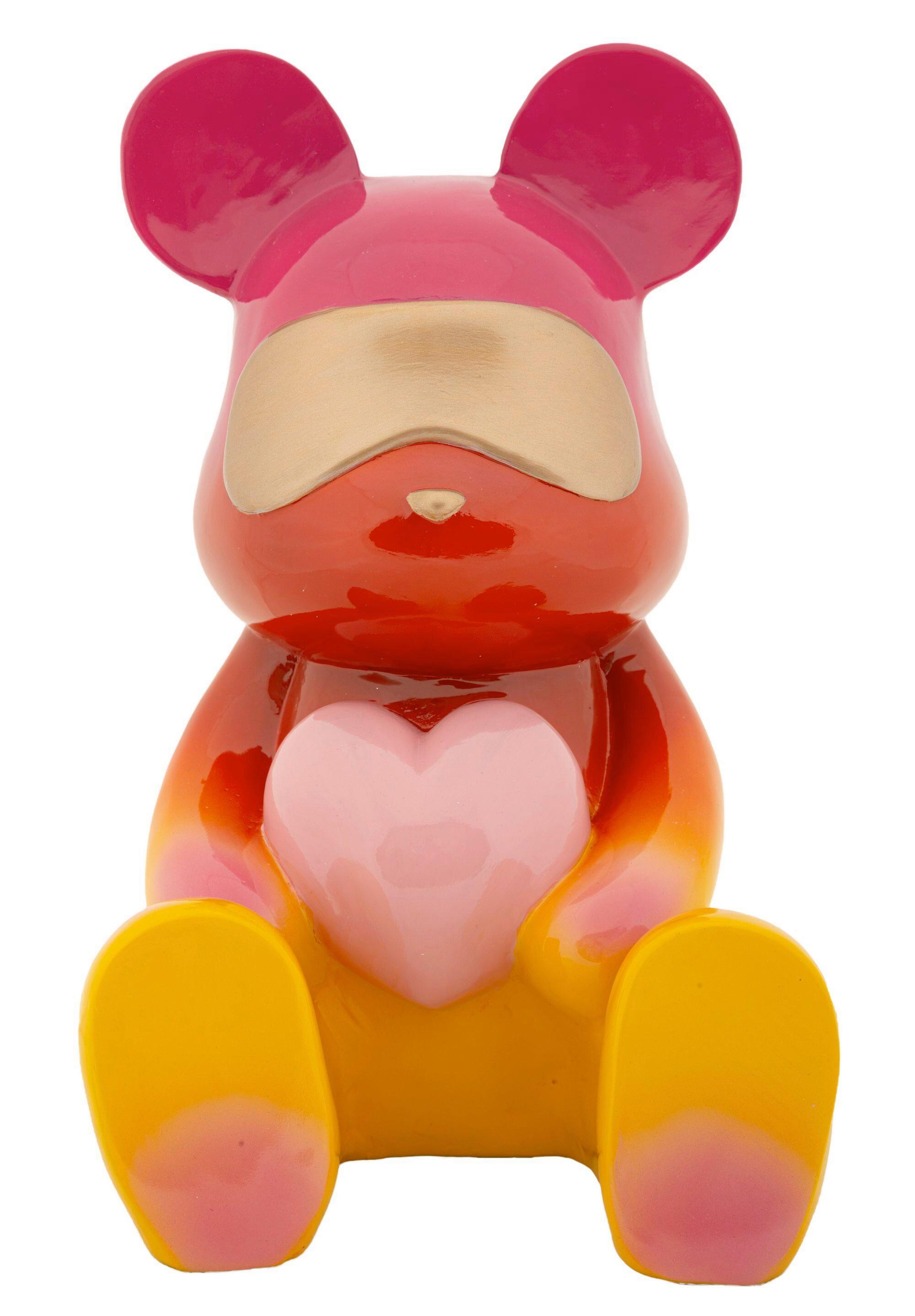 Skulptur Lea Multicolor - Basics, Kunststoff (21.5/32/20.5cm)