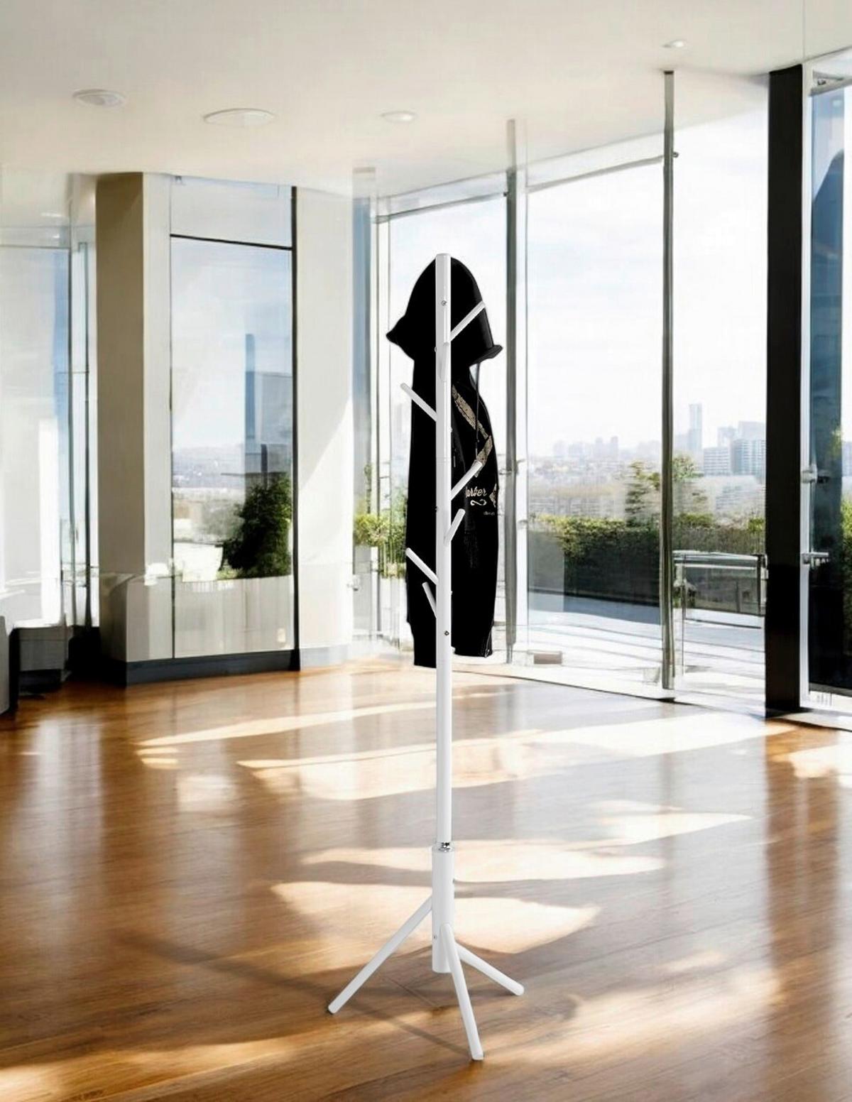 Podna Vješalica Nadja - bijela, Moderno, metal (48/173/48cm) - Modern Living