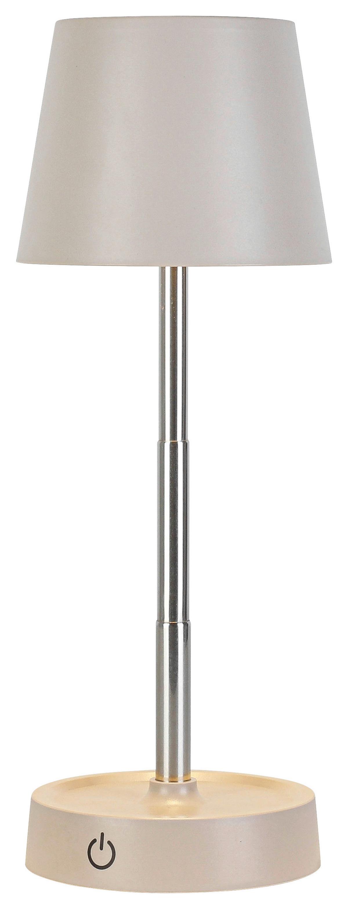 LED-Tischleuchte Klappi max. 1,2 Watt - Sandfarben, MODERN, Kunststoff/Metall (10,5/11-28cm) - Mömax