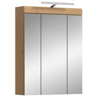 Spiegelschrank Scout ca. 60x79x18 cm Eichefarben - MODERN, Glas/Holzwerkstoff (60/79/18cm) - MID.YOU